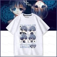 ราคา เสื้อยืดแขนสั้น anime Black Butler Ciel Phantomhive สำหรับฤดูร้อน (44707704757)