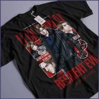 ราคา YT2 Resident Evil Requiem Leon S Kennedy Anime SoftTEE เสื้อยืดแขนสั้น ขนาด 110 ซม 6XL (51106689990)