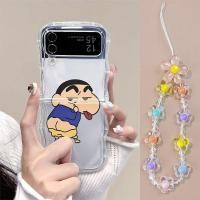 ราคา เหมาะสม samsung ZFLIP6 ZFLIP5 ZFLIP4 และ ZFLIP3 SAMSUNG เคสโทรศัพท์พับลายคลื่น HLBLZD3 (51457802631)