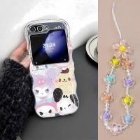 ราคา เหมาะสม samsung ZFLIP6 ZFLIP5 ZFLIP4 และ ZFLIP3 SAMSUNG เคสโทรศัพท์พับลายคลื่น HLBLZD10 (51457802582)