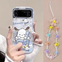 ราคา เหมาะสม samsung ZFLIP6 ZFLIP5 ZFLIP4 และ ZFLIP3 SAMSUNG เคสโทรศัพท์พับลายคลื่น HLBLZD5 (51457802586)