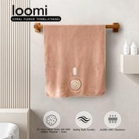 ราคา loomi ผ้าขนหนู 70x140 ซม 27x55 นิ้ว รุ่น TPDK 01 สีชมพู สินค้าขายดี (49656101369)