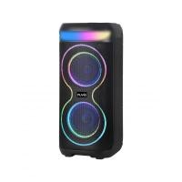 ราคา NUVIO ลำโพงปาร์ตี้ตั้งพื้น พร้อมไมค์โครโฟน ขนาด 6 5 นิ้ว รุ่น TF HXS69 สีดำ สินค้าขายดี (48606979907)