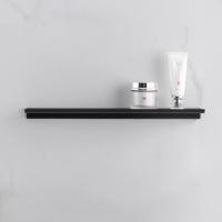 ราคา Big hot Nice ชั้นวางของติดผนังอลูมิเนียม รุ่น Angel Black ขนาด 10x60x2 ซม สีดำ สินค้าขายดี (44201540929)