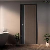 ราคา ECO DOOR ประตู UPVC เอ็กซ์ทรูชั่น รุ่น PC1 ขนาด 70x200 ซม สีเกรย์โอ๊ค เจาะลูกบิด สินค้าขายดี (41078438803)