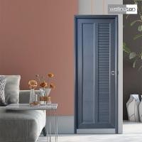 ราคา Big hot WELLINGTAN ประตูUPVC พร้อมวงกบบานพับ WK P026 70x200ซม สีเทา ไม่เจาะลูกบิด สินค้าขายดี (40052727215)