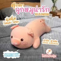 ราคา Big hot KOJI ตุ๊กตาลูกหมูน่ารักแบบนอน รุ่น KOJI 17 ขนาด40x45ซม สินค้าขายดี (29439360302)