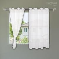 ราคา Big hot DAVINCI ผ้าม่านหน้าต่าง รุ่น Keris 03 ขนาด 150x160 ซม สีขาว สินค้าขายดี (27156840650)