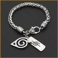 ราคา สร้อยข้อมือนารูโตะหมู่บ้านนินจาโคโนฮะ โลโก้มุมหน้าผาก ของสะสมทำจากโลหะผสม (53857006959)