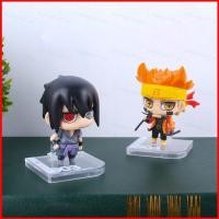 ราคา YB3 2 ชิ้น NARUTO Shippuden Naruto Uzumaki Sasuke Uchiha น่ารัก Chibi Action Figure เครื่องประดับ BY3 (53406977998)