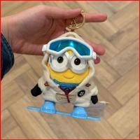 ราคา YB3 Despicable Me Minions Plushie ชุดสกีน่ารักตุ๊กตากระเป๋า Charm พวงกุญแจ BY3 (55206937091)