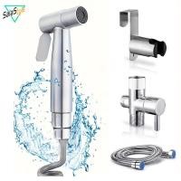 ราคา หัวฉีดชำระ ที่ฉีดก้น สแตนเลสแท้SUS304 ชุดสายฉีดชำระ 1 5m ไม่เป็นสนิม เพิ่มแรงดันน้ำอย่างแข็งแกร่ง (43323514532)