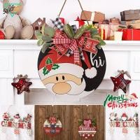 ราคา ป้ายไม้แขวนประตู ลายคริสต์มาส ของตกแต่งบ้าน ธีมคริสต์มาส สำหรับแขวนประตู หน้าต่าง ตกแต่งวันหยุด (42223356657)
