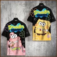 ราคา YB3 SpongeBob SquarePants อะนิเมะเสื้อยืดแขนสั้นเด็กผู้ใหญ่คอสเพลย์ Patrick Star แฟชั่น 3D เสื้อ Casual Plus Si (52656725246)