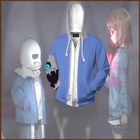ราคา YB3 เสื้อฮู้ด Sans จากเรื่อง Undertale พร้อมซิปรูปแบบสเปลย์ เหมาะสำหรับฮาโลวีนและคริสต์มาส (44807818268)