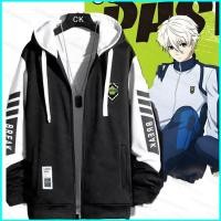 ราคา Blue Lock Mikage Reo Isagi Yoichi Nagi Seishiro อะนิเมะซิป Hoodie coat jacket เสื้อแขนยาว (28521635020)