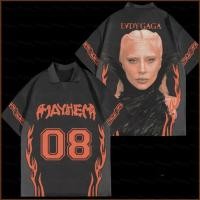 ราคา เสื้อโปโล Unisex สำหรับทุกเพศ ออกแบบตามแบบฉบับLady Gaga Mayhem Collection แขนสั้น สไตล์แฟชั่นฤดูร้อน (56857600341)