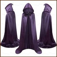 ราคา เครื่องแต่งกายฮาโลวีน เคปสีดำ กับหมวกแม่มด แวมไพร์ สำหรับคอสเพลย์ เด็กและผู้ใหญ่ (51056736183)