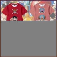 ราคา เสื้อยืดแขนสั้นสำหรับเด็กผู้หญิง พิมพ์ลายอนิเมะ 3D ตัวละคร Zoro Luffy และ Chopper (51006767580)