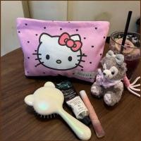 ราคา กระเป๋าเครื่องสำอาง Hello Kitty สีชมพู น่ารัก ขนาดใหญ่ พกพาสะดวก เป็นของขวัญสำหรับสาวๆ (44706820662)
