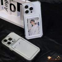 ราคา โปร่งใสสําหรับ OPPO A5 Pro Reno 13 13F 12F 11F 8 7 6 A5S A3S A12 A12E A9 2020 5G 4G ฝาหลังพร้อมช่องใส่การ์ดหลายสีผู้ถือบัตรปลอกอ่อนกรณี (51404094962)