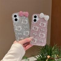 ราคา Bling Glitter Cat Bow Rhinestoneเคสโทรศัพท์สําหรับOPPO A54 A53S A53 A52 A40 A40M A39 A38 A37 A36 A35 A31 A18 A17 A17K A16 A15S A16K A16K A16K A16K A16K A16K A16K A16K A16K A16EหรูหราBlingฝาครอบด้านหลั