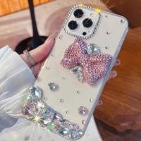 ราคา Rich สาวสไตล์ Rhinestone 3D สีชมพูโบว์สําหรับ OPPO A54 A53S A53 A52 A40 A40M A39 A38 A37 A36 A35 A31 A18 A17 A17K A16 A15S A16 A16E A16K A16K A16 A16 A16 A16K A16 A16 A16K A16 A16 A16 A16K A16 A16 A16