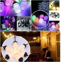ราคา ไฟประดับตกแต่ง LED ไฟกระพริบ ไฟเปลี่ยนสี LED ยาว 5 เมตร สีรวม ตกแต่งห้อง ไฟปิงปอง ไฟเส้น (26808626869)