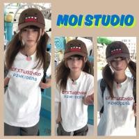 ราคา MOI พร้อมส่ง สไตล์เกาหลี เสื้อยืดคอกลมแขนสั้น ลาย efxtwgdyrp เสื้อคอกลม OVERSIZE ผ้าCOTTON สัมผัสนุ่มละมุน ใส่สบายมาก (55002809975)