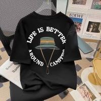 ราคา MOI เสื้อยืด oversize สกรีนหน้าหลัง ลาย LIFE IS BETTER ผ้าคอตตอน100 ใส่สบาย แนวสตรีท ฮิปฮอป (40818773698)