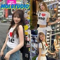 ราคา MOI ครอป เสื้อยืดผู้หญิง ทรงสวย ใส่แล้วพรางหุ่น สลิมฟิต ผ้าCOTTON โคตรนุ่ม เสื้อ baby tee I LOVE ME (26888513162)