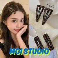 ราคา MOI พร้อมส่ง คลิปหนีบผมลายเสือดาว BB ย้อนยุค Y2K สไตล์เกาหลี อุปกรณ์ผมที่สง่างาม FJ037 (54155610093)