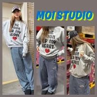 ราคา MOI พร้อมส่ง วินเทจอเมริกัน เสื้อกันหนาว คอกลม OVERSIZE แขนยาว พิมพ์ลาย Mushroom ผ้าCOTTON เนื้อผ้าหนานิ่ม เสือใส่สบาย (57203897004)