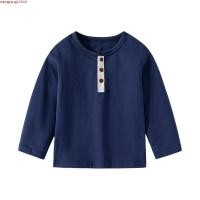 ราคา เสื้อยืดแขนยาวสำหรับเด็กผ้าฝ้าย เสื้อยืดแขนยาว ผ้าฝ้าย ดูดซับเหงื่อ สีขาว สีเทา สีฟ้า สําหรับเด็กผู้ชาย และเด็กผู้หญิง อายุ 1 9 ปี (56805273643)