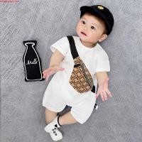 ราคา ชุดจั๊มสูทรอมเปอร์แขนสั้นลําลอง ผ้าฝ้าย พิมพ์ลายการ์ตูน Onesie แฟชั่นฤดูร้อน สําหรับเด็กทารกผู้ชาย และเด็กผู้หญิง (49255016353)