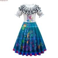 ราคา Encanto ชุดเด็กผู้หญิง คอสเพลย์ Isabella Mirabel Charm เครื่องแต่งกายชุดสีม่วงสาวเจ้าหญิงชุดเด็ก Isabela ชุดปาร์ตี้เด็ก ชุดเด็ก (46807329219)