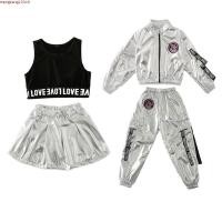 ราคา พร้อมสต็อก เสื้อกล้ามเอวลอยสไตล์ hip hop ชุดเอวลอยเด็ก เสื้อเด็กหญิง เสื้อครอปเด็ก (46155624179)
