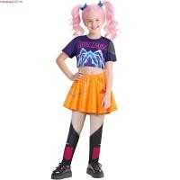ราคา KPOP DEMON HUNTERS ชุดคอสเพลย์สำหรับเด็ก RUMI ZOEY MIRA ชุดนักร้องPOP และชุดHALOWEEN (40727858601)