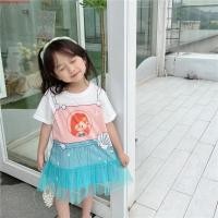 ราคา ML 90 140 ซม เด็กผู้หญิง การ์ตูนปลอม สองชิ้น ชุดเดรสผ้าโปร่ง แขนสั้น ชุดเดรส ฤดูร้อน สไตล์ใหม่ แฟชั่นเจ้าหญิง ลูกไม้ ชุดเดรส (51857407034)