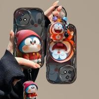 ราคา เคสโทรศัพท์มือถือ ซิลิโคนนิ่ม แบบใส ลายการ์ตูนโดเรม่อน 3D พร้อมสายคล้องมือ สําหรับ OPPO A18 A58 4G A38 A9 A5 2020 A94 A98 5G F17 F19 F11 F9 Reno 5 6 7 4 Pro (18694270772)
