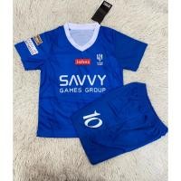 ราคา ชุดฟุตบอลเด็กเบอร์10สีน้ำเงินสกรีนชื่อNEYMAR JR เสื้อ กางเกง (51457670763)