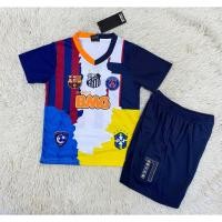 ราคา ชุดฟุตบอลเด็กรวมทีมเบอร์11สกรีนชื่อNEYMAR JRเสื้อ กางเกง (44507763738)