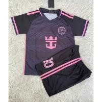 ราคา ชุดฟุตบอลเด็กเบอร์10สกรีนชื่อmessiเสื้อ กางเกง (57607675135)