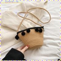 ราคา กระเป๋าcrochetถักมัดย้อมสานสำหรับบ่า สไตล์สะพายข้าง สีดำ (54807497497)