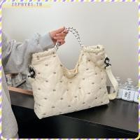 ราคา zephyr1 th Tote Bag for Women Quilted Padding Shoulder Bag Adjustable Strap Hobo Bag with Zipper Handbag for Work Travel (57507603725)