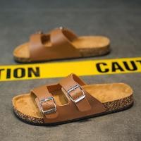 ราคา ผู้ชายรองเท้าแตะ Birkenstocks สบายรองเท้าแตะนุ่มพิเศษหนา soled ลื่นขนาดใหญ่ 45 46 (26606586932)