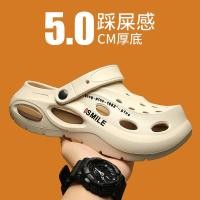 ราคา 2025 รองเท้าแตะผู้ชายฤดูร้อนสวมใส่ แพลตฟอร์มไม่ลื่น อีวา รองเท้าแตะชายหาดพื้นหนา (24045067505)