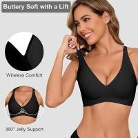 ราคา DM Clouds Support Shaping ชุดชั้นในไร้รอยต่อ ไม่มีโครง Push up Bra อัพอกสวย s 3xl (51003446383)