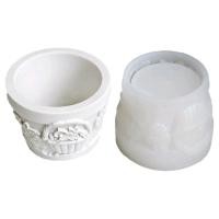 ราคา YU ทรงตะกร้าซิลิโคนถ้วย Mould กระถางดอกไม้แม่พิมพ์ซิลิโคนสําหรับคอนเทนเนอร์กระถางดอกไม้ตกแต่งวันหยุด (53404377097)