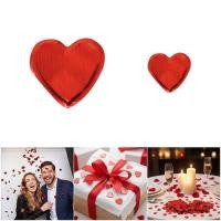 ราคา YU Glittering Heart Shape Confetti Heart Shape PVC Confetti สําหรับงานแต่งงานวาเลนไทน์ (58005803255)